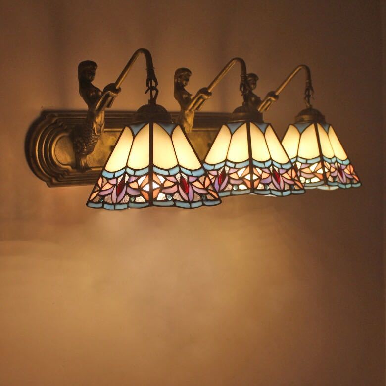 A044612壁掛け照明 ステンドグラス ランプ 壁掛け灯