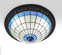 A029300ステンドグラス.ペンダントライト豪華天井照明ステンドグラスランプ ガラス工芸品 電源直結タイプ