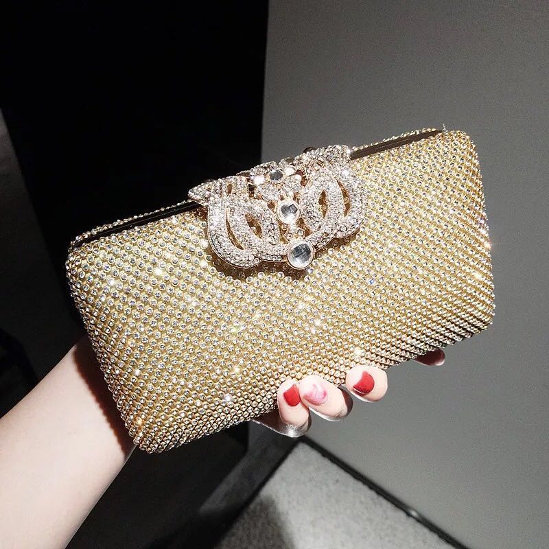 A011942豪華パーティーバッグ キラキラ ストーンBAG　クラッチバッグ レディース ラインストーンクラッ..