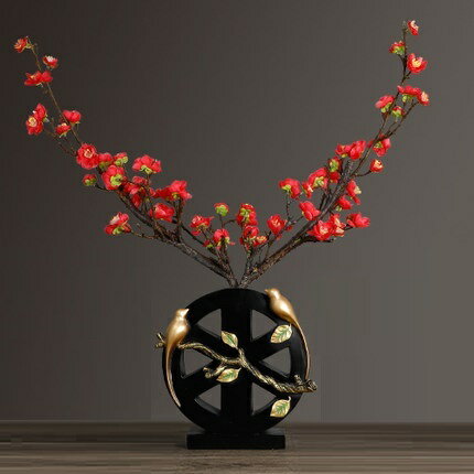 A049570B1インテリアグリーン 造花盆栽 置物 迎客盆栽装飾品 花芸術 人工観葉造花