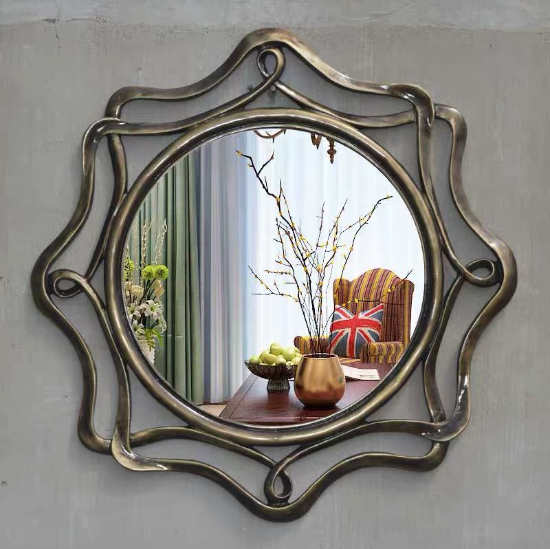 A012287豪華鏡 壁掛け鏡 アンティーク調 壁掛け 壁掛けミラー ウォールミラー