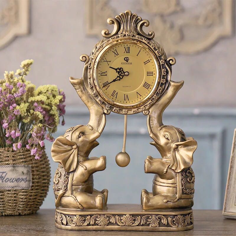 A039685テーブルクロック 置き時計 .クロックアラーム 上品 時計