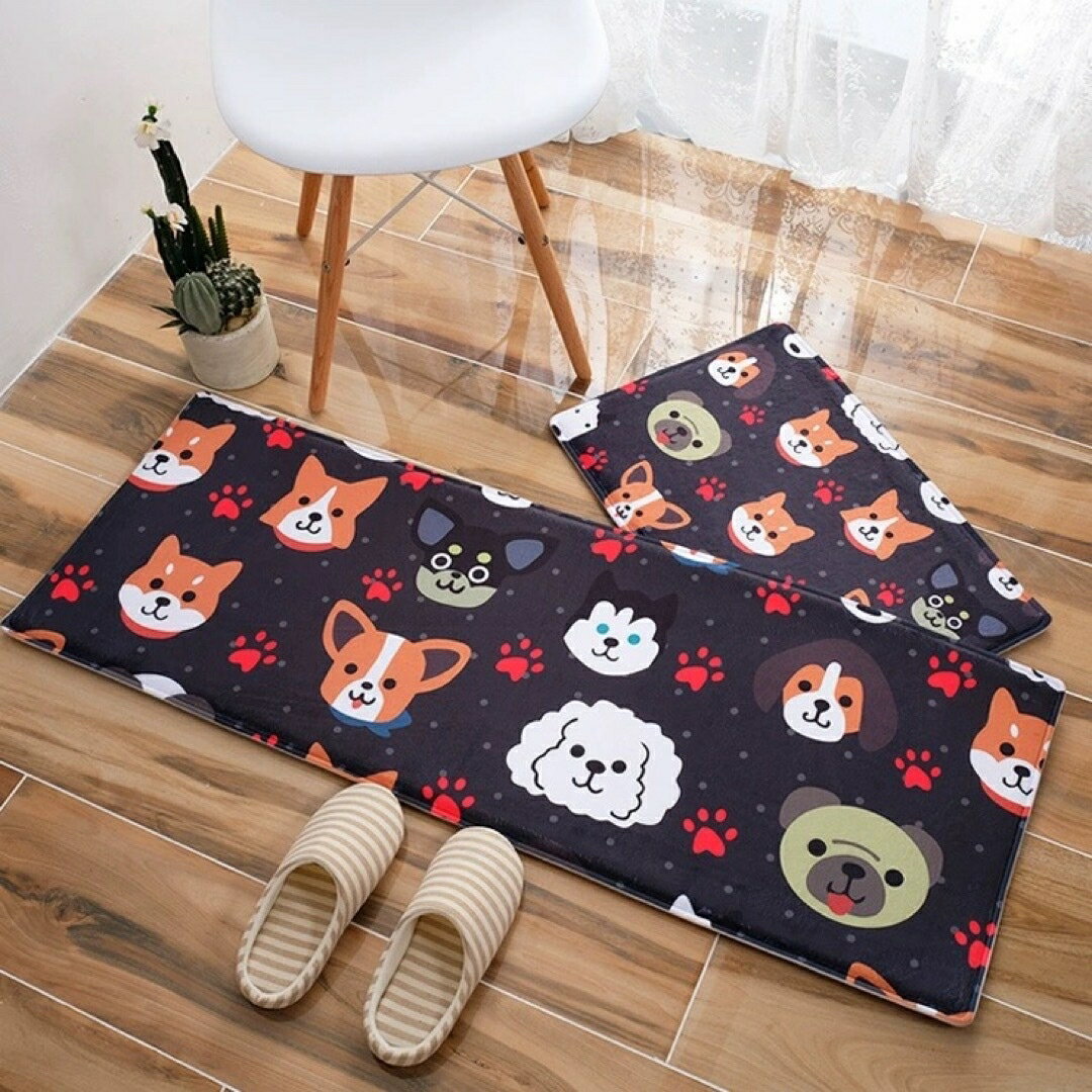 商品説明 サイズ：40x60（cm)厚さ：0.6cm素材表地：ポリエステル100％裏面：不織布(PVC点滑り止め)下記サイズもありますので、どうぞお問い合わせください。（60x90、50x80、45x120）☆発送の際、折り畳んでの発送とな...