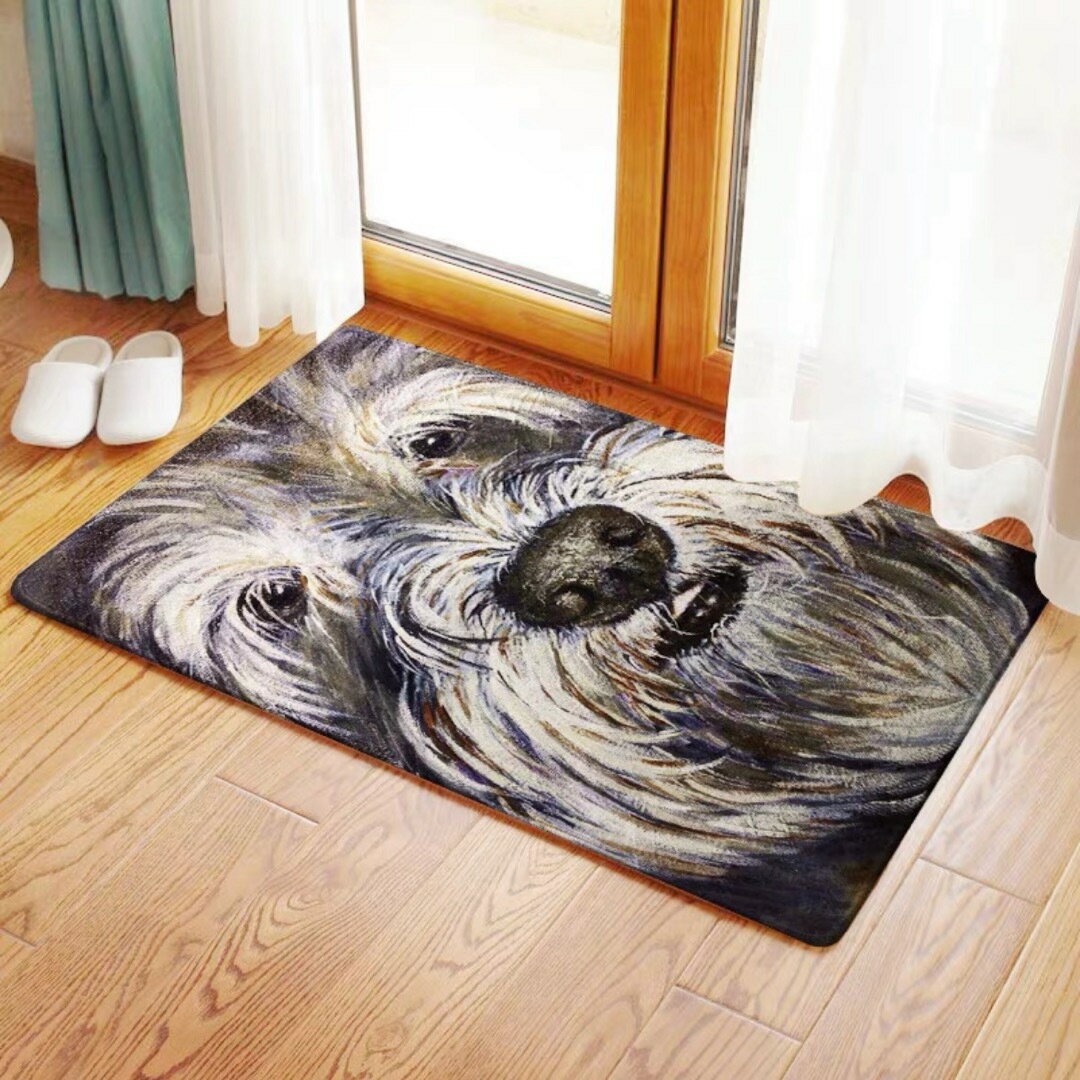Other - A032799シュナウザー犬ラグマット リビングマット 玄関マット お風呂マット 犬柄雑貨