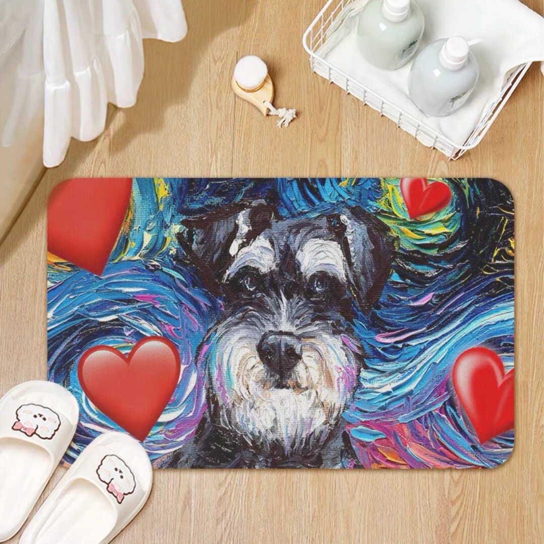 Other - A032825シュナウザー犬ラグマット リビングマット 玄関マット お風呂マット 犬柄雑貨