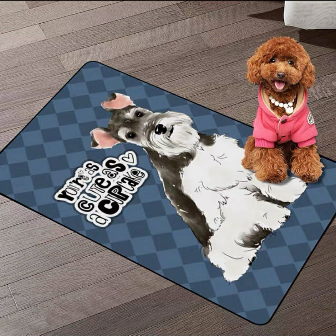Other - A032883シュナウザー犬ラグマット リビングマット 玄関マット お風呂マット 犬柄雑貨