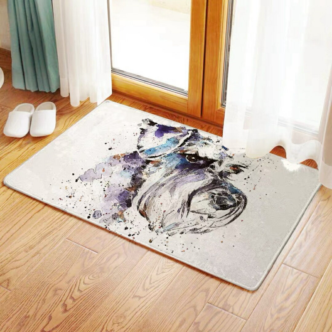 Other - A032886シュナウザー犬ラグマット リビングマット 玄関マット お風呂マット 犬柄雑貨