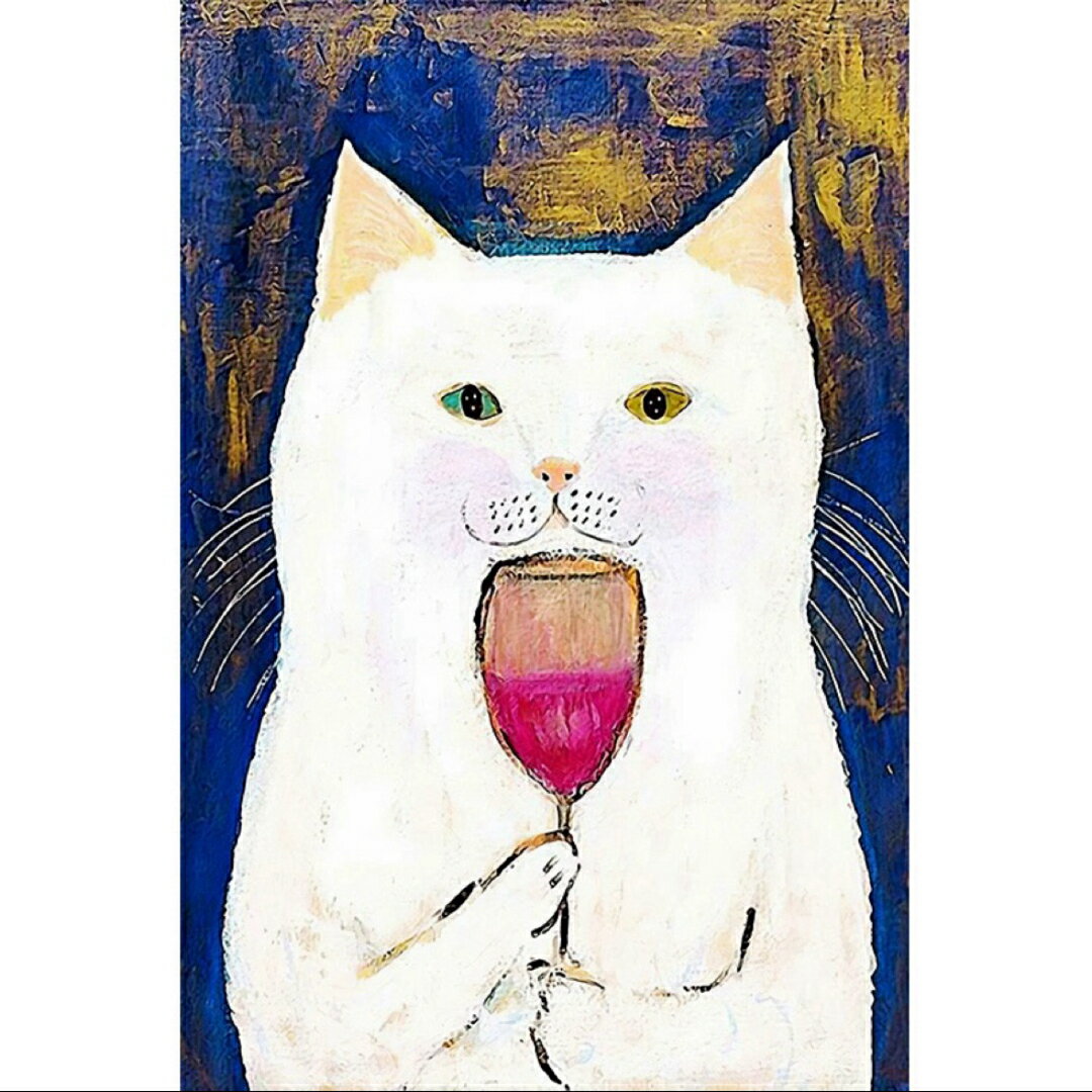 A033008のれん ロング 暖簾 85×150 間仕切り ネコ 洋風 輸入雑貨 猫柄