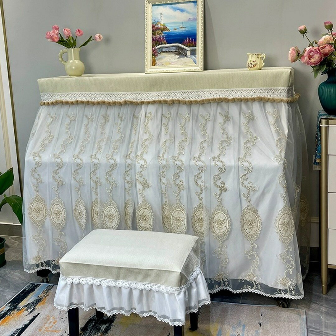 A033036高級ピアノカバー2点セット　イスカバー　防塵カバー 保護カバー