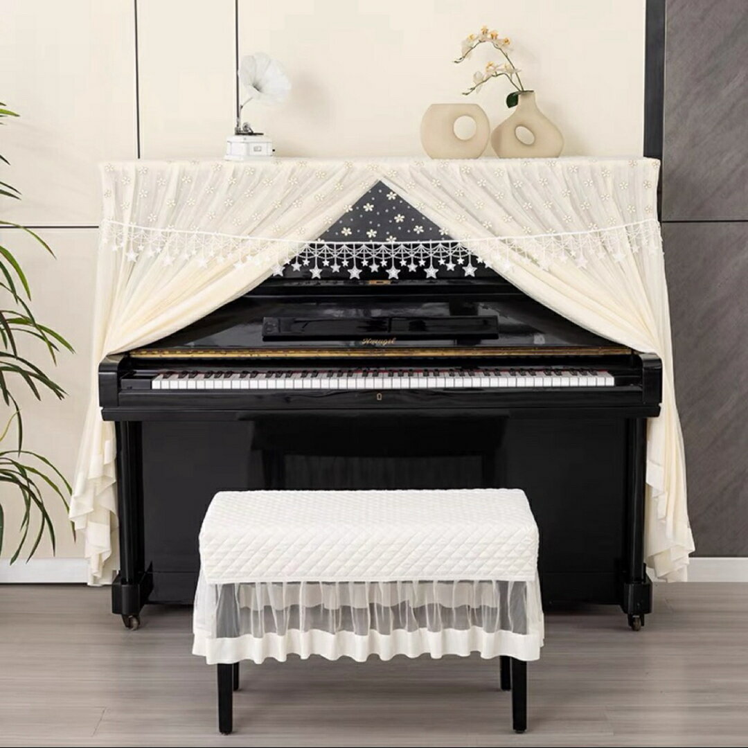 A033073高級ピアノカバー2点セット　イスカバー　防塵カバー 保護カバー