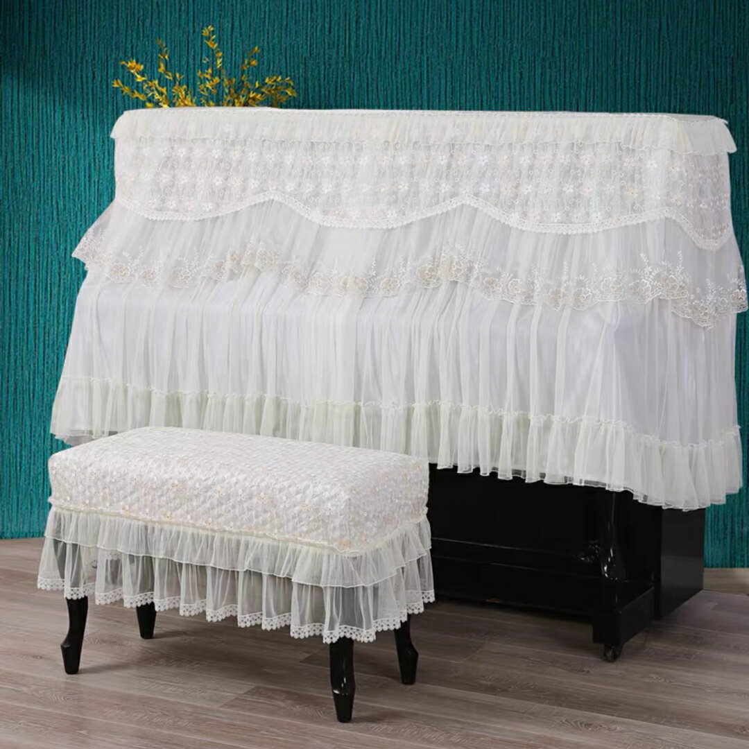 A033351高級ピアノカバー2点セット　イスカバー　防塵カバー 保護カバー