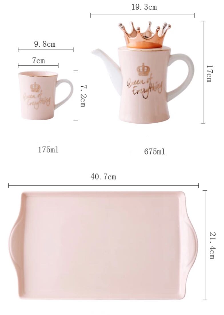 A013284ティー・コーヒーカップセット カップ4客セット ．陶磁器ティーセット 2