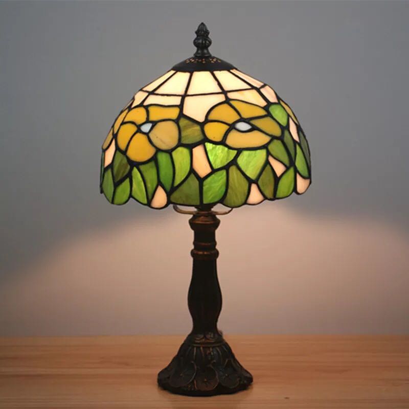 Orchid Lamps - A046438ステンドグラスランプ 卓上スタンド 豪華テーブルランプ 卓上照明