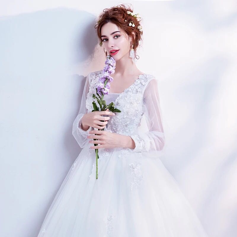 A025214ウエディングドレス 結婚式ドレス フォーマル 披露宴 演奏会 発表会(XS〜3XL)