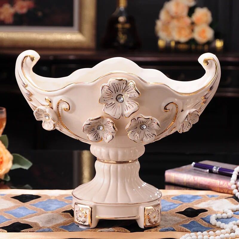 A023939果物皿　盛り皿 お菓子皿、フルーツプレート、果物カゴ お菓子鉢