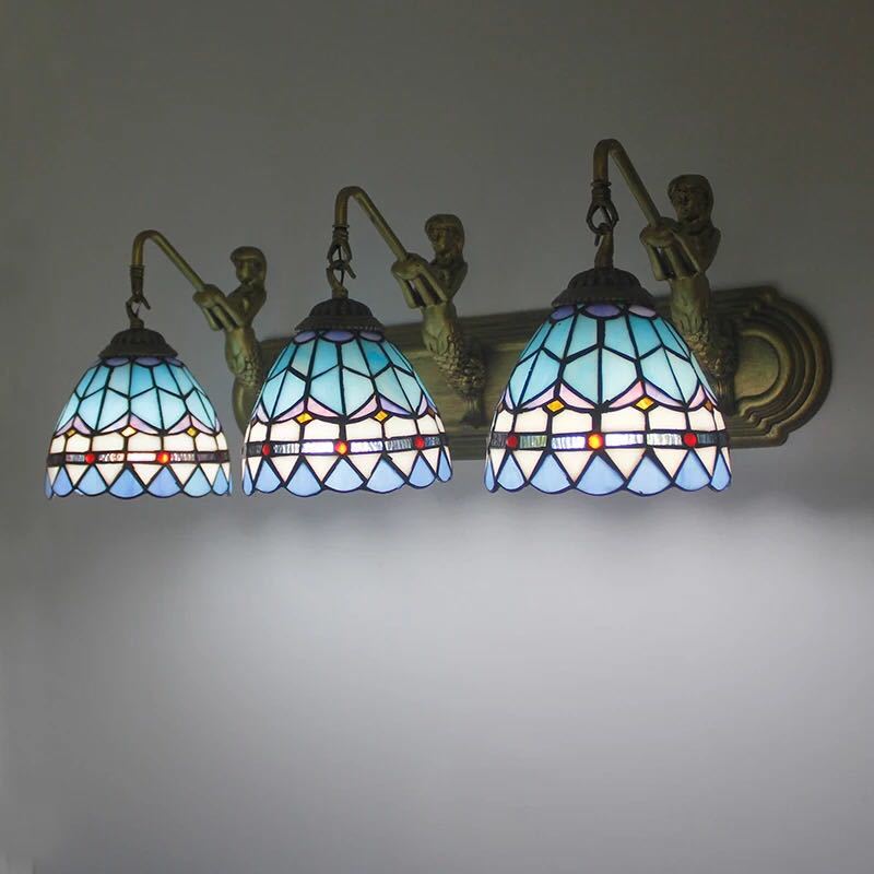 A012046壁掛け照明 ステンドグラス ランプ 壁掛け灯