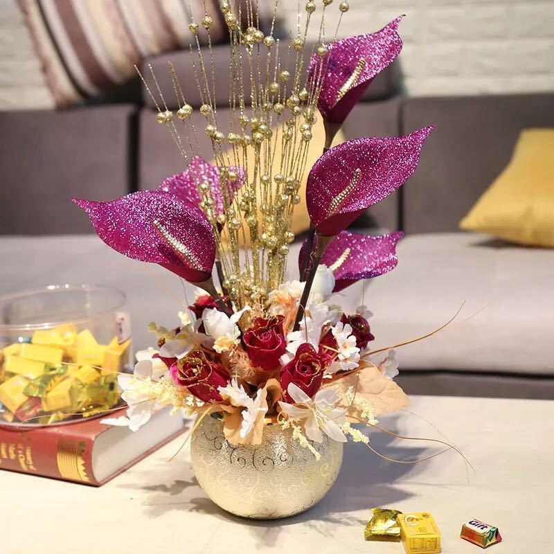 花のブーケ　陶器　置物　飾り物　せともの　インテリア　雑貨 花のブーケ 陶器 置物 飾り物 せともの インテリア 雑貨 【公式通販】