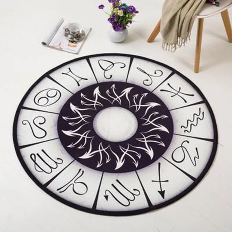 樂天商城 - A009777ラグ カーペット　リビングマット お 防ダニ ラグマット滑り止め付 ホットカーペット対応 床暖房対応．