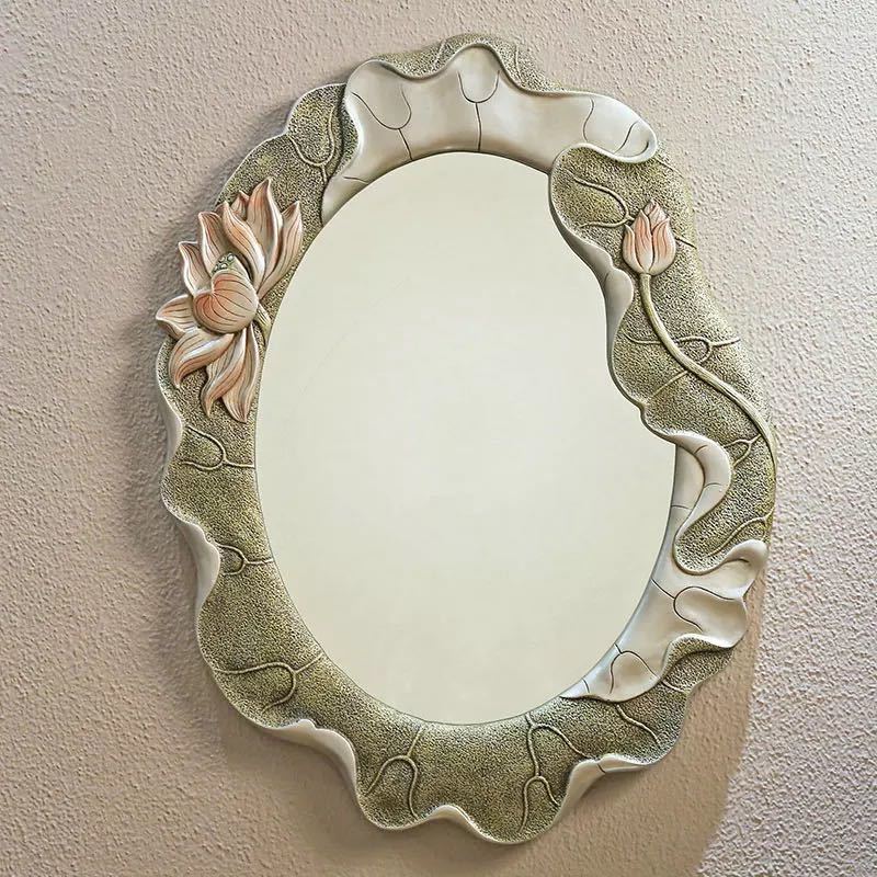 A035434豪華鏡 壁掛け鏡 アンティーク調 ．壁掛け 壁掛けミラー ウォールミラー