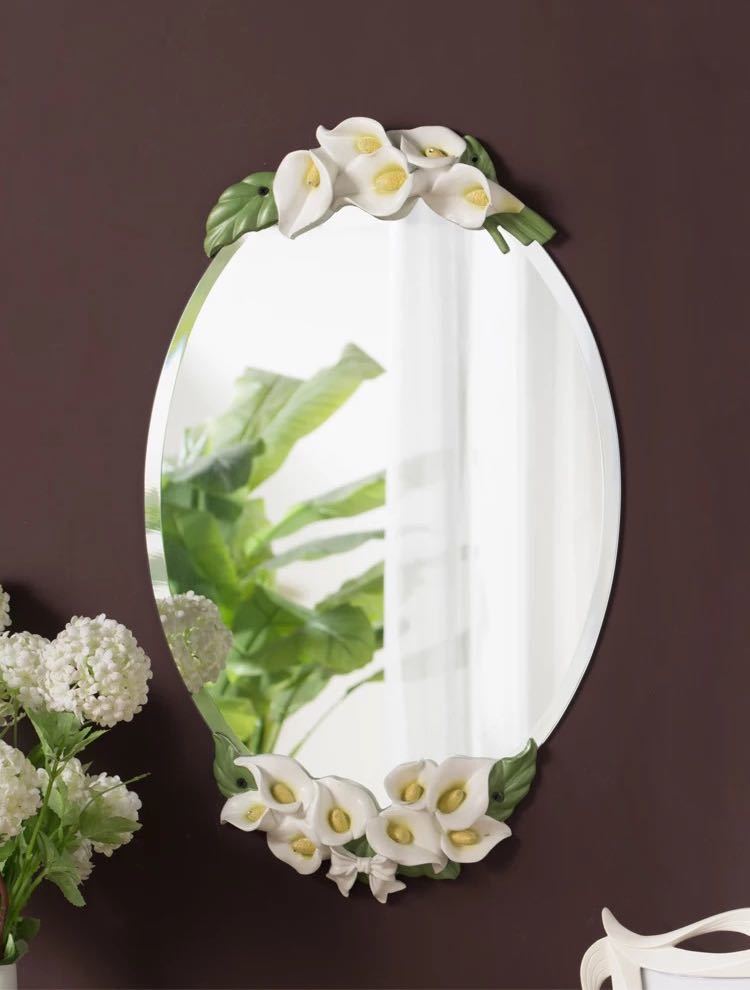 A028047豪華鏡 壁掛け鏡 アンティーク調 壁掛け 壁掛けミラー ウォールミラー. [2]