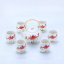 A0354466客茶器揃 湯呑 急須 茶器セット ティーセット 陶磁器 茶器セット