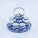 A0467396客茶器揃 湯呑 急須 茶器セット ティーセット 茶器セット トレー付き