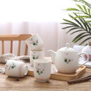 A0106304客茶器揃 湯呑 急須 ポット. 茶器セット ティーセット