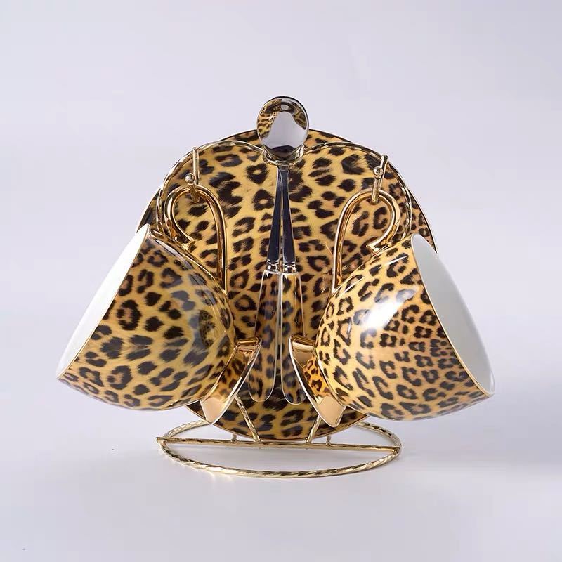 A060691ティー・コーヒーカップセット カップ＆ソーサー2客セット カップランク付き