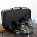 A0195034客茶器揃 湯呑 急須 ポット .茶器セット ティーセット