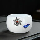 A003331玉瓷カップ お茶カップ 高級感 湯呑み 4点セット 茶器.