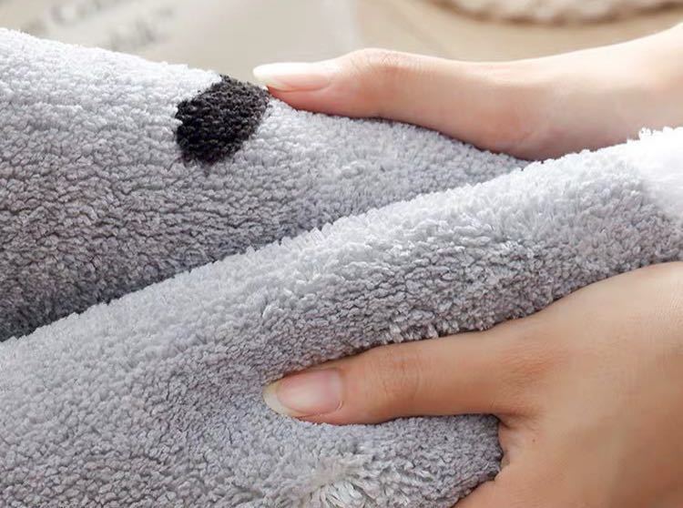 ラグマット リビングマット 玄関マット カーペットお風呂マット 50x60cm 猫 [3]