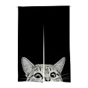 A027320のれん 暖簾 猫雑貨 間仕切り 幅80x丈120cm .(3)