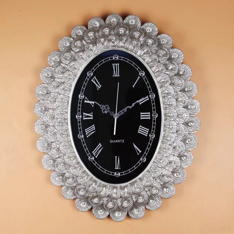 A023006クロック。壁掛け時計 かけ時計 レア 姫系雑貨(3)