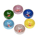 A053993立体の湯呑6個セット フリーカップ 和食器 湯のみ 焼酎 陶器カップ小鉢 煎茶碗