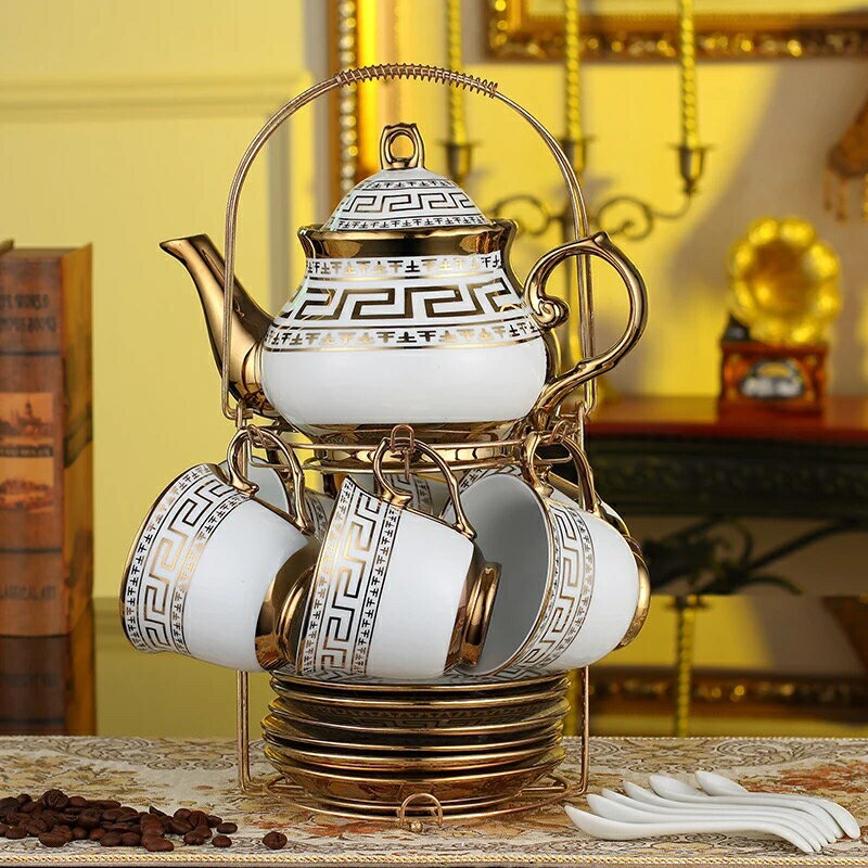 A035581ティー・コーヒーカップセット カップ＆ソーサー6客セット