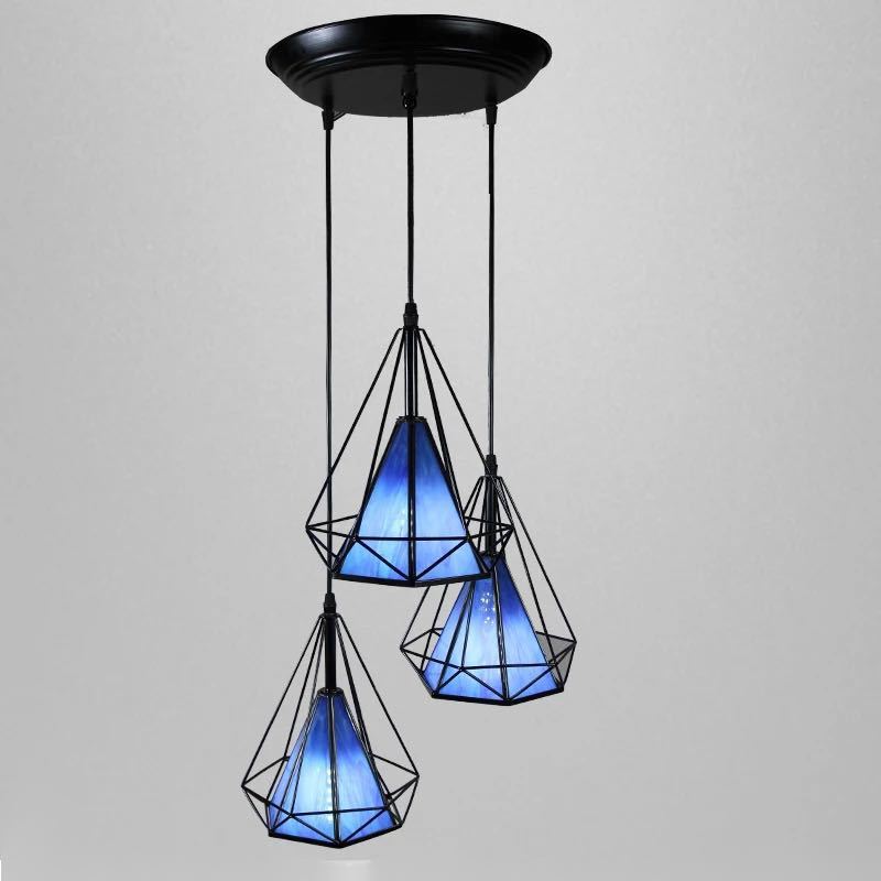 Stained Glass - A046872ステンドグラス　ペンダントライト 豪華天井照明ステンドグラスランプ ガラス工芸品 在庫あり 電源直結タイプ