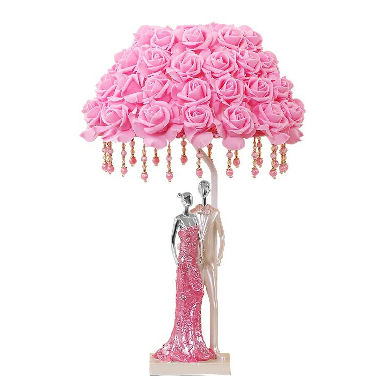 A048174照明スタンドライト テーブルランプ デスクライト姫系雑貨 花柄 ローズステンド 薔薇