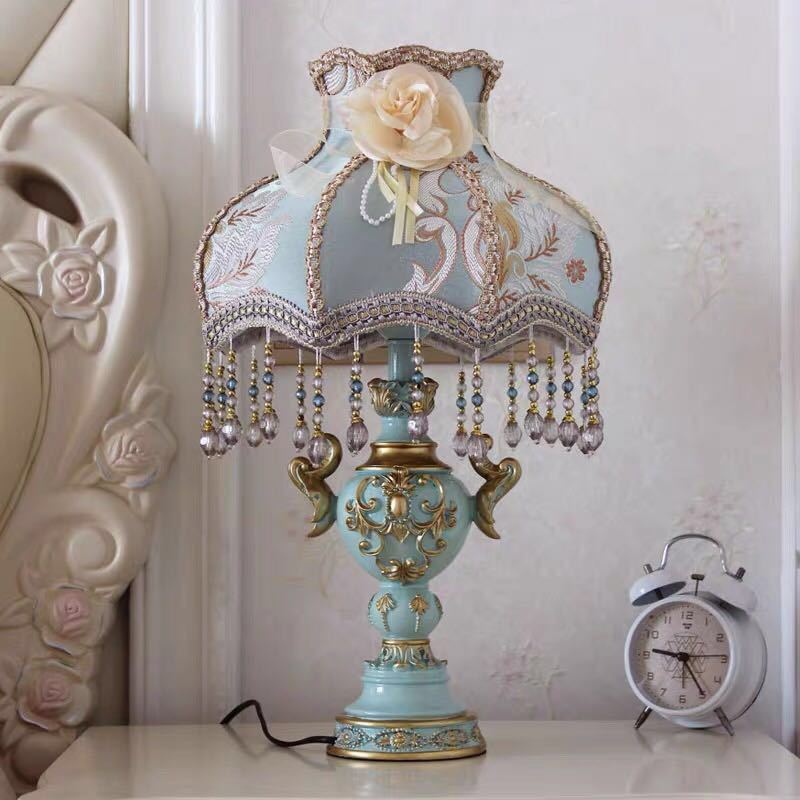 A023343照明 スタンドライト テーブルランプ デスクライト 姫系雑貨 卓上ステンド 花柄薔薇