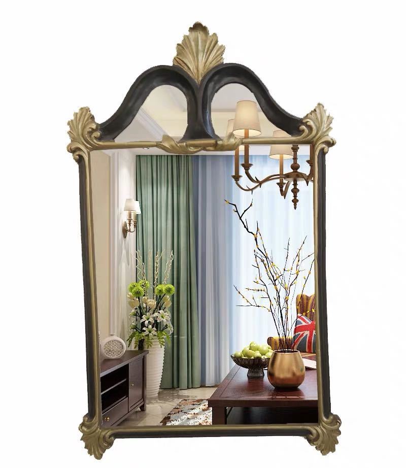 A045520豪華鏡 壁掛け鏡 アンティーク調 壁掛け 壁掛けミラー ウォールミラー.