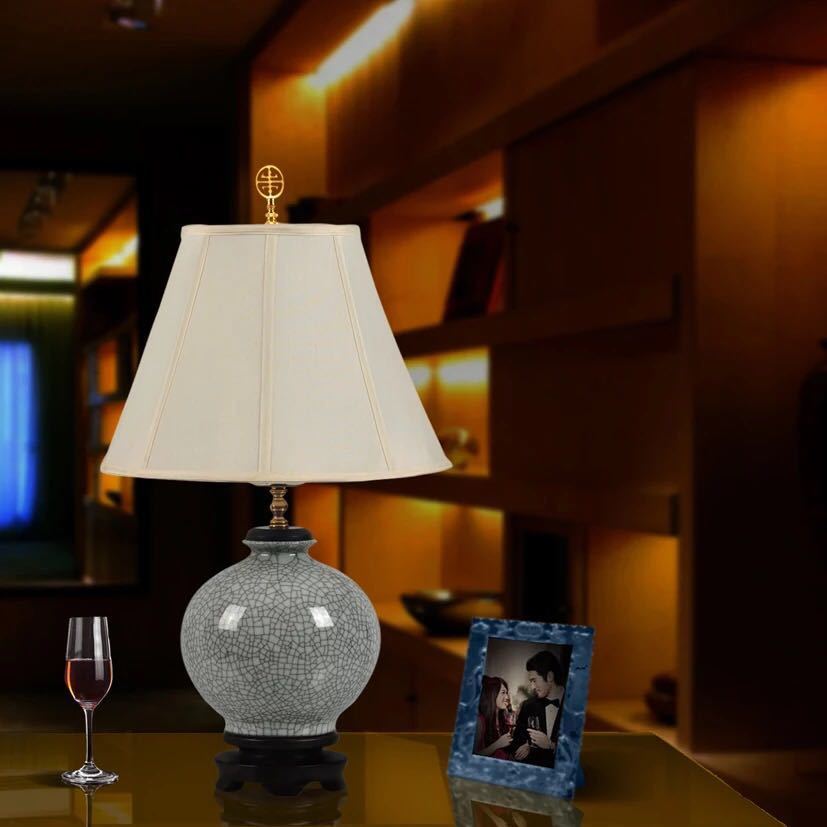 Paper Lamps - A056393照明スタンドライト テーブルランプ デスクライト 卓上ステンド 高級陶器スタンド．