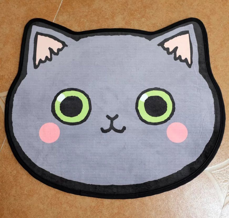 Rakuten - A024246ラグマット リビングマット 玄関マット．カーペット．お風呂マット 猫柄60サイズ