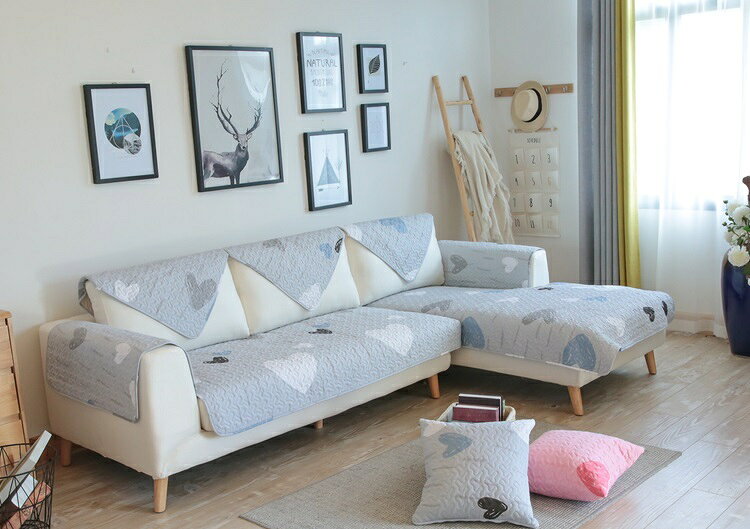 A050325SO45ソファーシート ソファーカバー シーズン通用タイプ サイズオーダー可能 滑りどめ生地 3点セット [3]