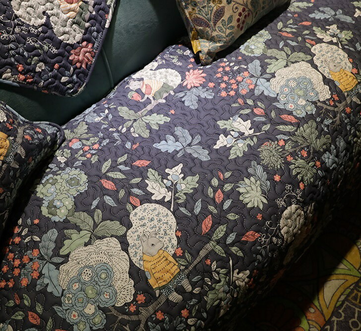 A050348SO51ソファーシート ソファーカバー シーズン通用タイプ サイズオーダー可能 滑りどめ生地 3点セット [2]