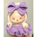 A064070新品2点セット ワンピースlabubuラブブぬいぐるみ服17cm着せ替え着ぐる