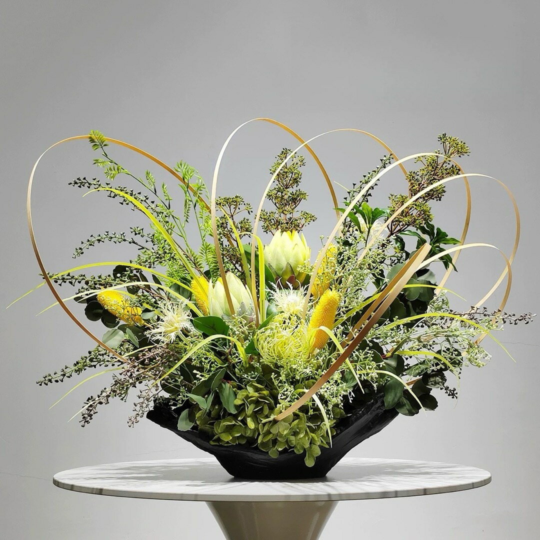 A064131豪華アーティフィシャルフラワーアレンジメント 造花インテリア装飾 大型 部屋飾り