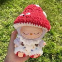 A064204新品2点セット ワンピースlabubuラブブぬいぐるみ服17cm着せ替え着ぐるみ