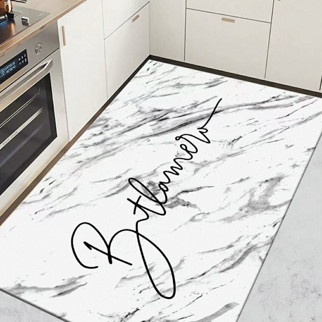 A064394キッチンマットPVC防水防油防滑 玄関マット 台所マット 拭ける フロアマット