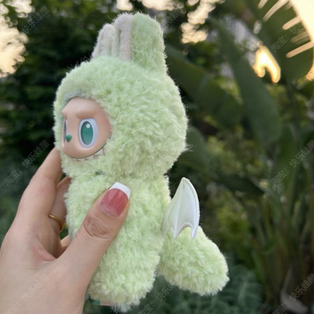 A064500新品2点セット 天使 labubuラブブぬいぐるみ服17cm着せ替え着ぐるみ