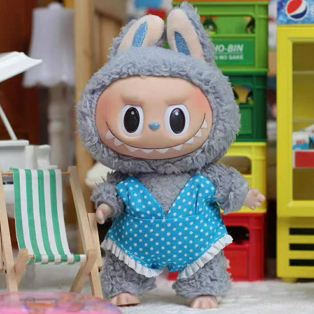 A064628新品水着 labubuラブブぬいぐるみ服17cm着せ替え着ぐるみ