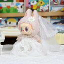 A064702ワンピース髪飾り3点セットlabubuラブブぬいぐるみ服17cm着せ替え着ぐるみ